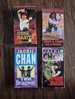 Jackie Chan VHS Lot
