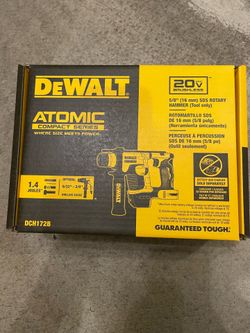 Brand New Dewalt 20V Brushless Atomic series 5/8 SDS ROTARY HAMMER DRILL FOR SALE