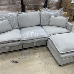New Light Gray Couch