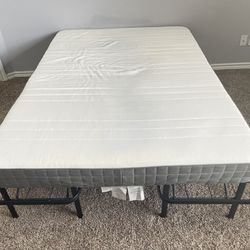 Queen Size Mattress And Bed Frame Neat And Clean 