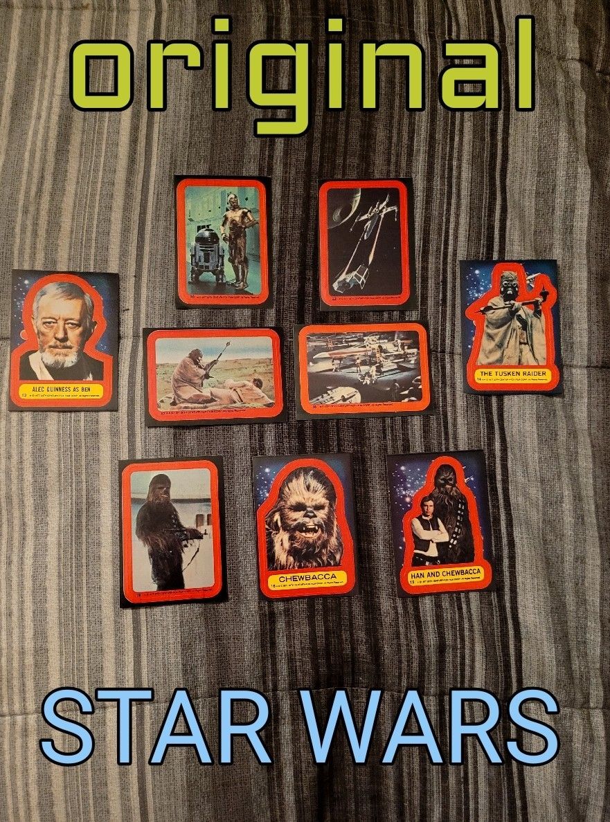 Star Wars Stickers-Original 1977
