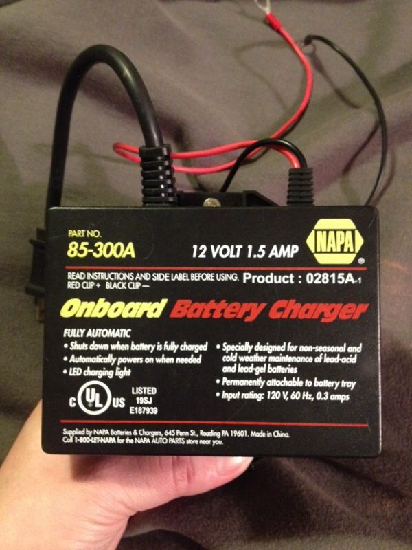 Napa on board battery charger