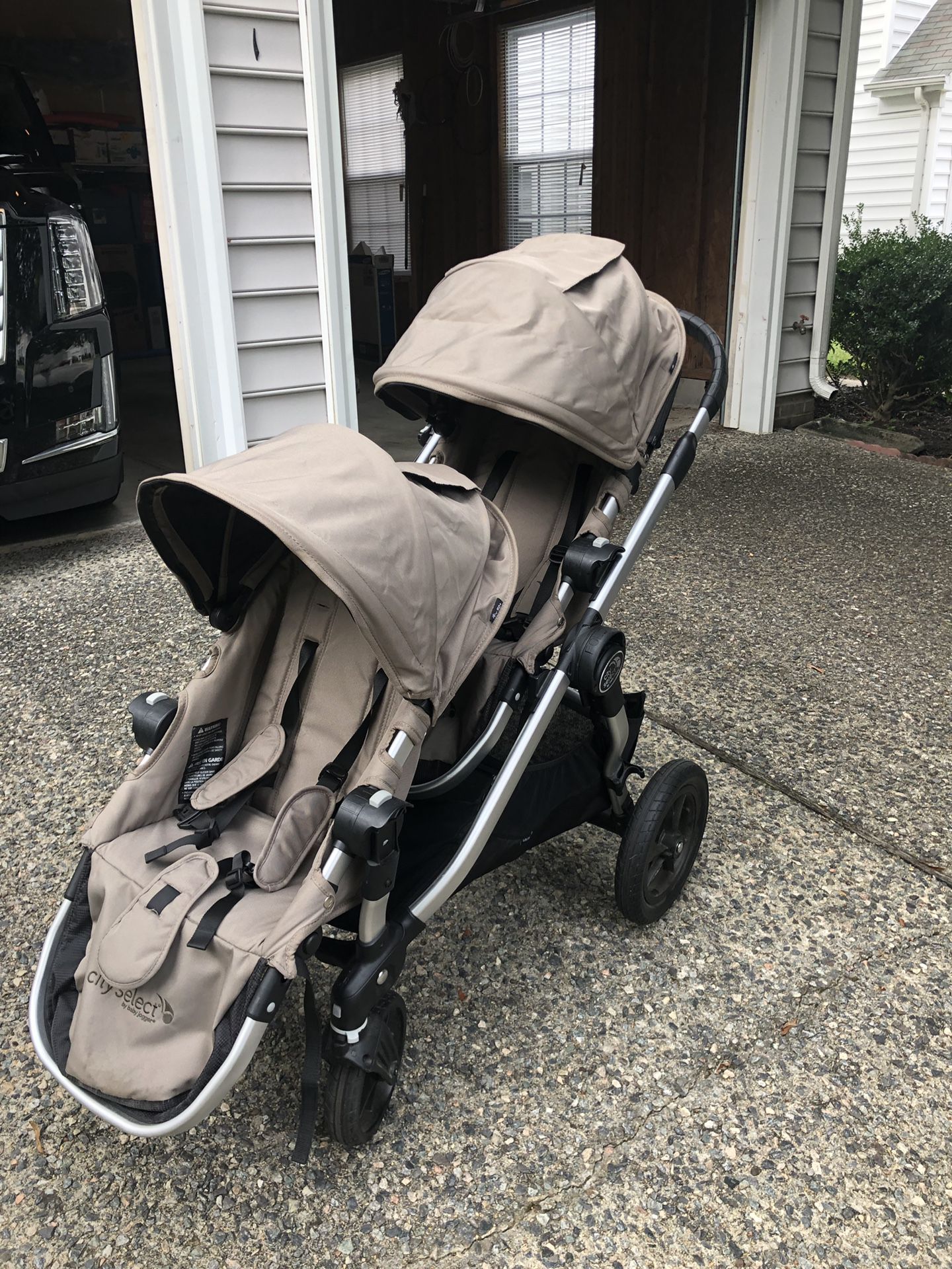 City Select Double Stroller (Gray/Taupe) $150