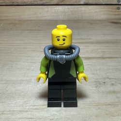 Lego cty0797 Coast Guard City Diver, Black Wetsuit with White Logo #scrappy