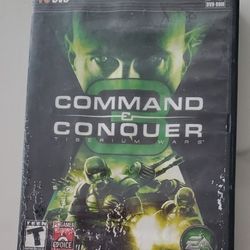 Command & Conquer 3: Tiberium Wars CD game for PC is a 2007 science fiction real-time strategy video game developed and published by Electronic Arts f