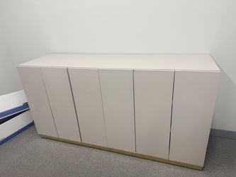 Gray Formica cabinets 71 x 20 x 36