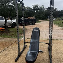 Squat Rack And Bench 