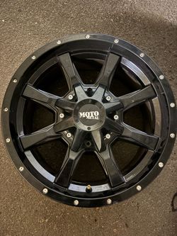 Moto metal 6 lug 17inch offroad wheels for chevy
