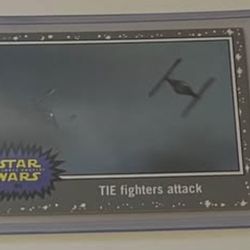 2015 Star Wars Journey to Force Awakens DeathStar Silver #99 TIE Fighters Attack