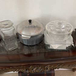 Vintage Pot Glass ware 