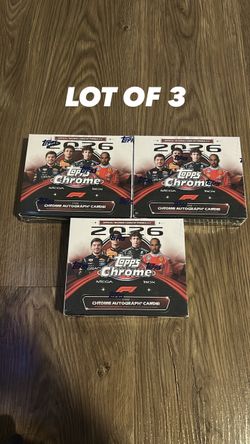 2026 Topps Chrome Formula 1 Mega Boxes