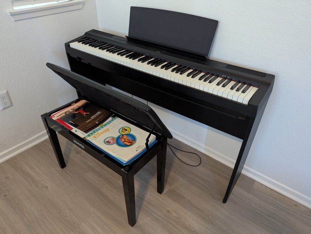 Yamaha P125 Digital Piano (Only) without Stand or Stool/Bench