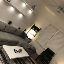 Lighted Floating Shelves