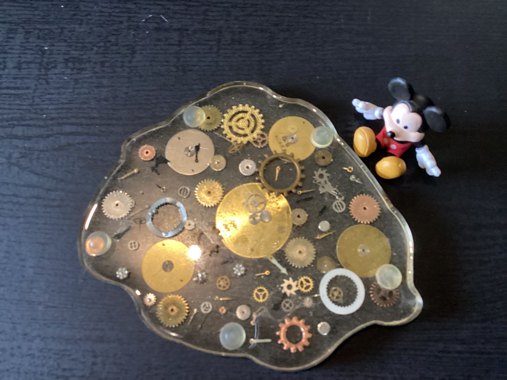 Disney Coaster! A local artist made this. Got it at the Market on Ruston. Just have to many coasters