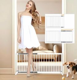 Brand new metal short freestanding dog gate