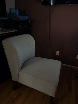 TWO GREY CHAIRS