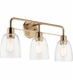 Kichler Meller 3-Light Industrial Vanity Light
