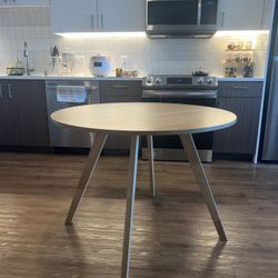 Round Wooden Dining Table