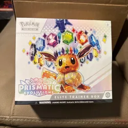 Pokémon prismatic evolutions elite trainer box