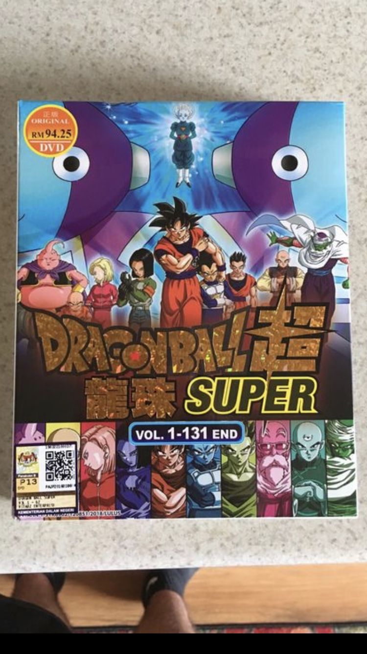 Dragon ball super episodes 1-131 English and Japanese