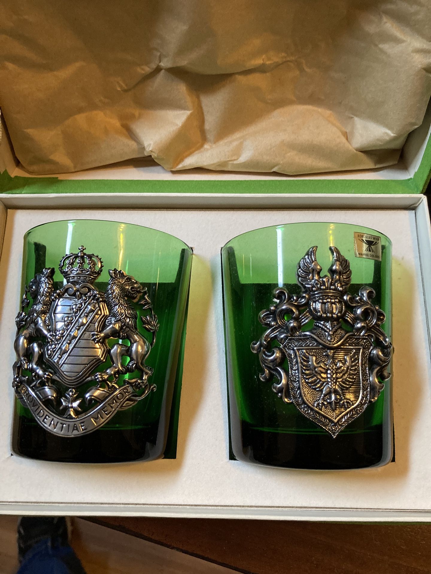 Vintage Edelglas Wien From Germany Glass Set