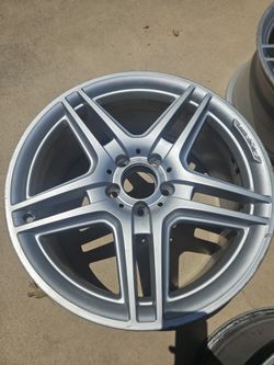 2006-2015 MERCEDES-BENZ AMG W204 C300 C350 18" GENUINE OEM WHEELS Rims, 1 front, 2 rear
