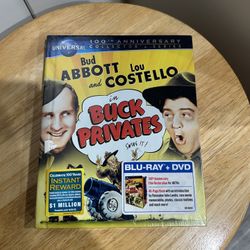Abbott & Costello Buck Privates (New Sealed)