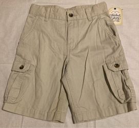 Faded Glory Khaki Cargo Shorts Boys Size 710