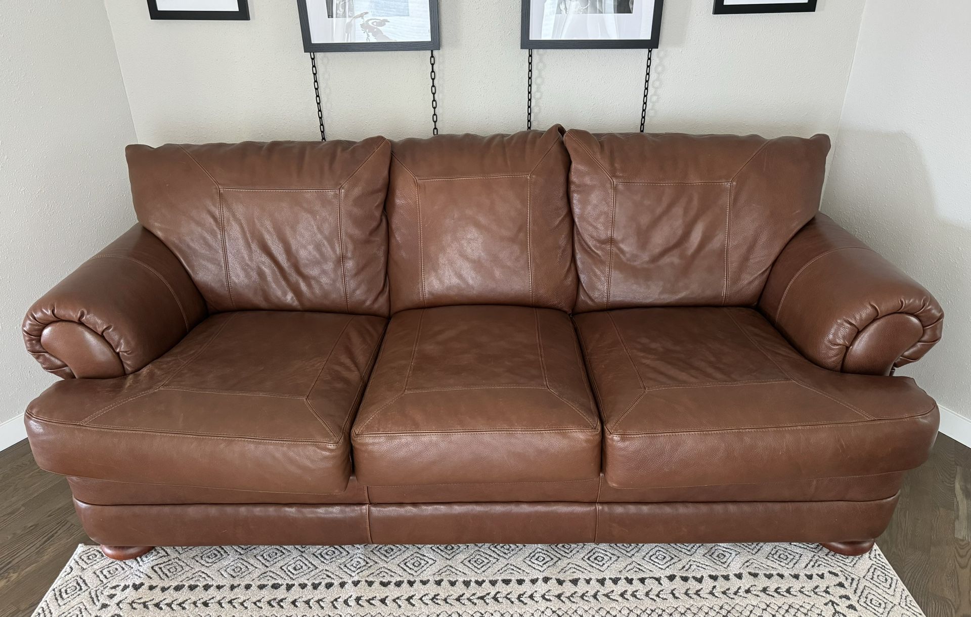 Distinctions Saddle Leather Sofa