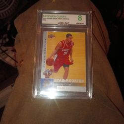 GRADED STEPH  CURRY ROOKIE FIRST EDITION