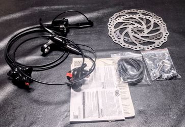 New Shimano BL MT200 Hydraulic Disc Brake Set SM-BH59-JK & SM-BH w/ 203mm Rotors