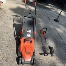 Electric Corded Lawn Mower & Weed Wacker