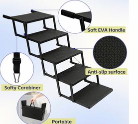 pet stairs are designed to help dogs easily access high vehicles like SUVs or trucks