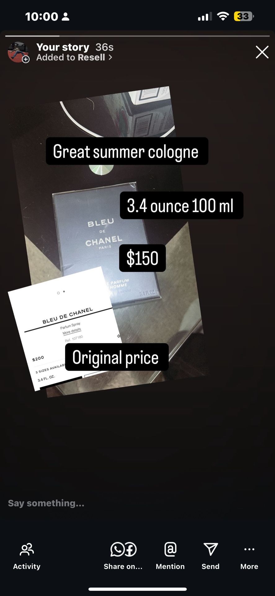 Blue De Chanel Parfum