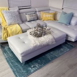 COMFY NEW IBIZA SECTIONAL SOFA AND OTTOMAN SET ON SALE ONLY $1099!! $10 DOWN EASY FINANCING!! IN STOCK SAME DAY DELIVERY 🚚 