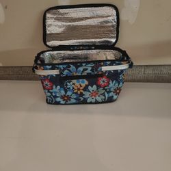 Insulated Cooler Bag Portable Collapsible Picnic Basket Cooler with Sewn in Frame