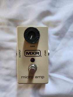 MXR Micro Amp Boost Guitar Pedal