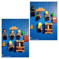 Lego Harry Potter students Cho Chang - Hannah abott Draco malfoy-