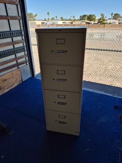 Heavy-Duty 4 Drawer Metal Filing Cabinet