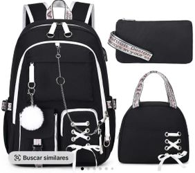Mochila Escolar 3 en 1 con Lonchera y Estuche – Nueva