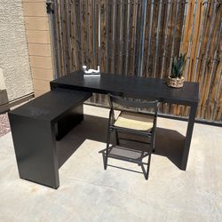 IKEA MALM Desk with pull-out panel