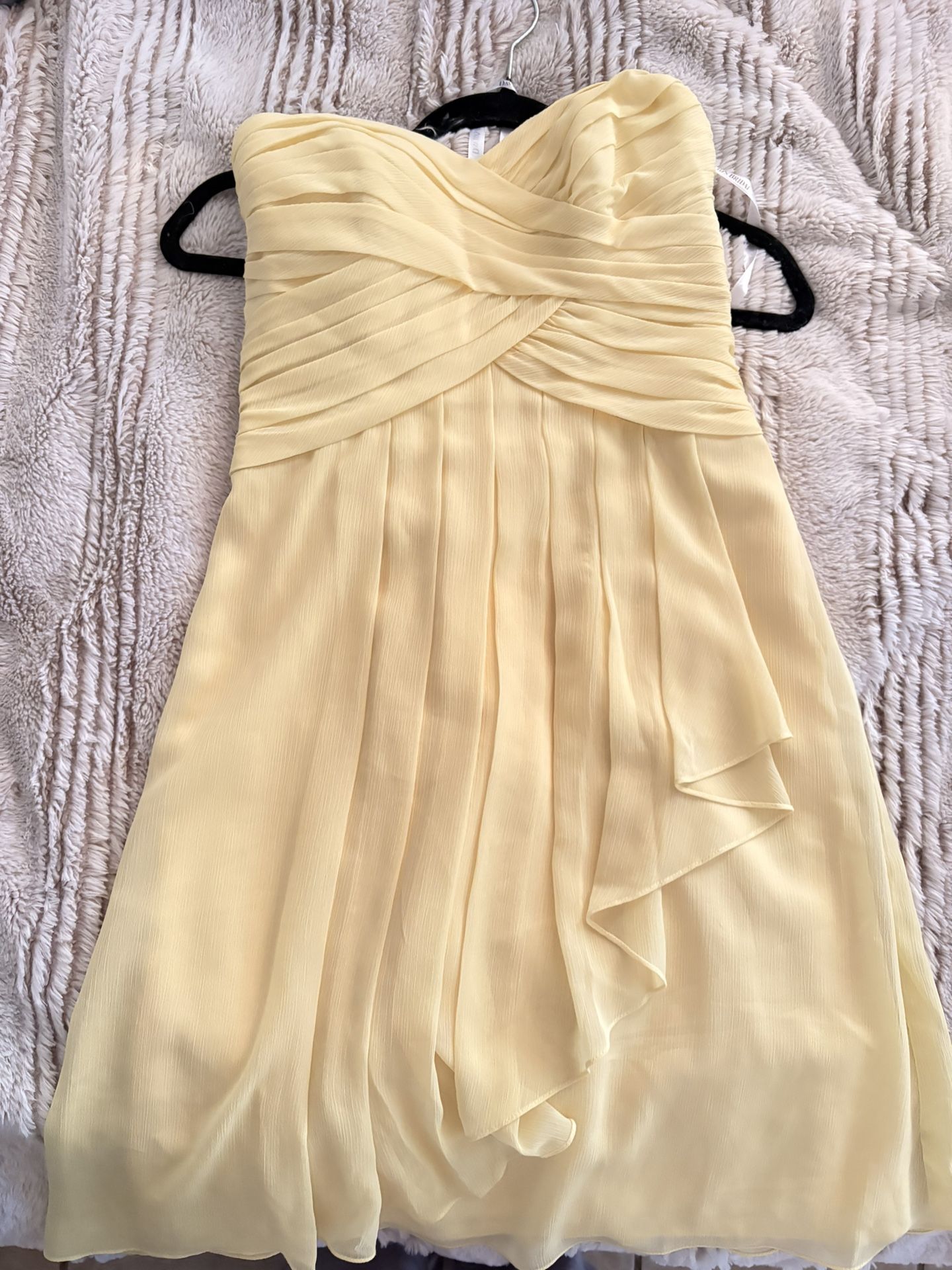 David’s Bridal Strapless Dress