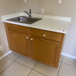 Kitchenette Cabinets, Countertop, Sink