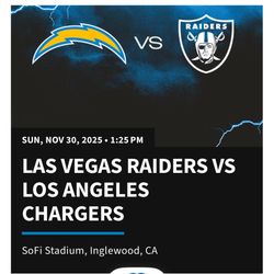 Los Ángeles Chargers Vs Raiders 