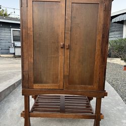 Wood Armoire Piece 