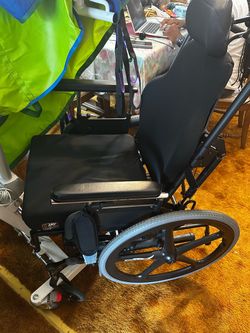 Quickie IRIS Tilt-in-Space Wheelchair w/ JAY J3 Back & Whitmyer Headrest – $400 OBO