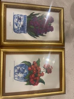 Floral wall art