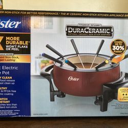 OSTER 3 QUART ELECTRIC FONDUE POT