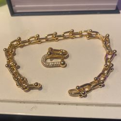 Tiffany & Co Graduated Link Necklace 