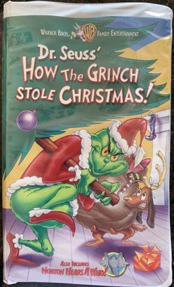 Dr. Seuss’ How The Grinch Stole Christmas VHS Tape